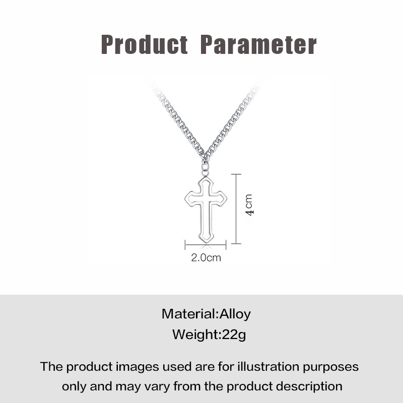 Vòng cổ MAYEBE LAVEND mặt hình thánh giá phong cách Hip Hop cá tính