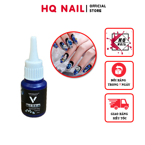 Chai sáng đá Vinimay lau chùi vết mờ do bất kì loại keo nào cho bộ nail đẹp hơn