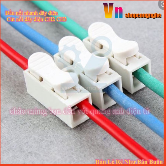 100 CHIẾC CÚT NỐI DÂY ĐIỆN CH-2, CH3