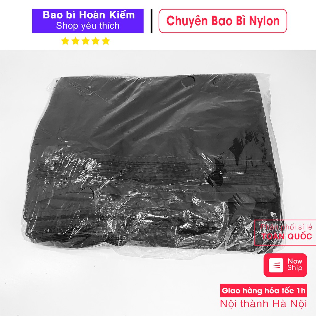 1kg TÚI BÓNG ĐEN GÓI HÀNG LOẠI DÀY SIÊU DAI SIÊU BÓNG ĐỰNG ĐỒ TÚI BÓNG ĐEN DẺO DAI