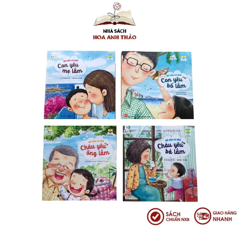 Sách Bé yêu cả nhà, bộ 4 quyển