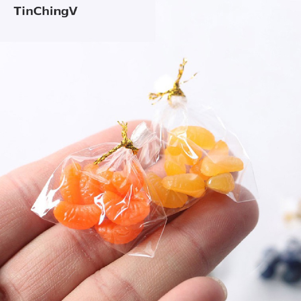 [TinChingV] Túi Đựng Thức Ăn Mini Bằng Nhựa Resin Trang Trí Nhà Búp Bê