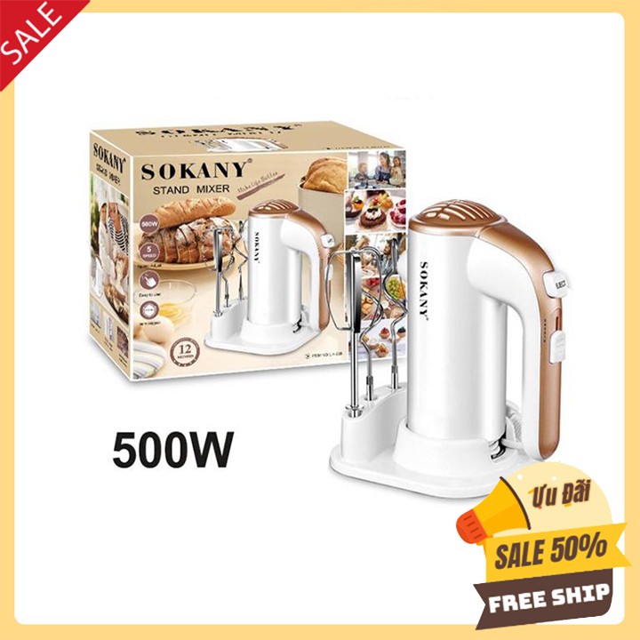 [Mã ELHA22 giảm 6% đơn 300K] Máy đánh trứng cầm tay Sokany 500W