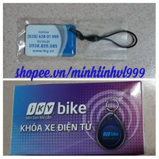 Combo chống trộm xe máy iky bike + thẻ từ dự phòng