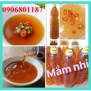 Nước mắm nhĩ Bình Định nguyên chất 100% từ cá cơm 500gr