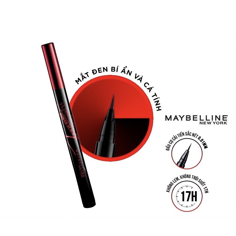 Kẻ Mắt Nước Maybelline Hypersharp Power Black Eyeliner