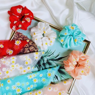 Dây Cột Tóc Vải Scrunchies Lụa (ĐỦ MÀU)