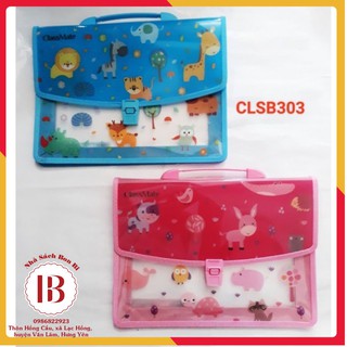 Cặp nhựa học thêm 2 ngăn Classmate SB-303, cặp học sinh giá rẻ