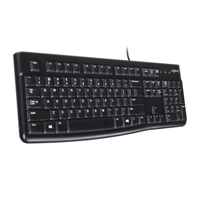 [Mã ELFLASH3 hoàn 10K xu đơn 20K] Bàn phím Logitech K120 (Đen)