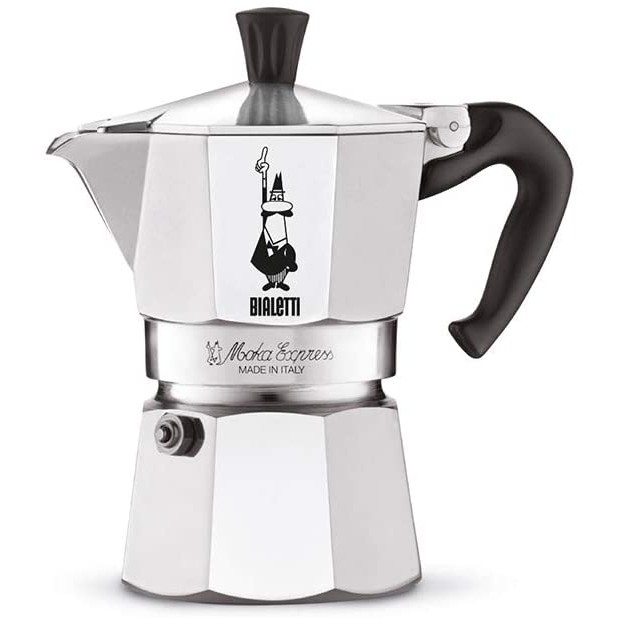 [CHÍNH HÃNG] Ấm pha cà phê kiểu Ý MOKA Bialetti Express 3 cups (150ml) hợp kim nhôm