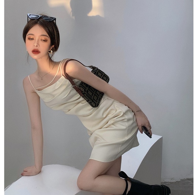 Đầm Hai Dây Trơn Màu Gợi Cảm Dành Cho Nữ | BigBuy360 - bigbuy360.vn