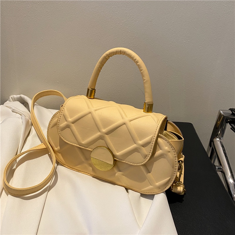 Túi Đeo Một Bên Vai Màu Trơn Thời Trang Đơn Giản Phong Cách Phương Tây Dành Cho Nữ 2022