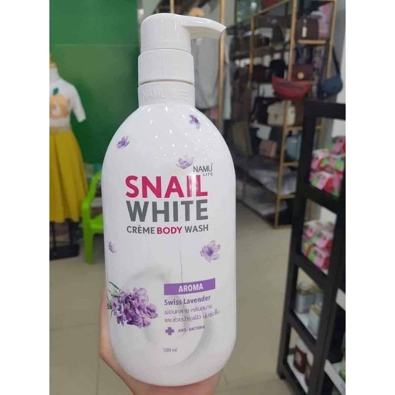 Sữa tắm dưỡng trắng SNAIL  White Creame Body Wash.