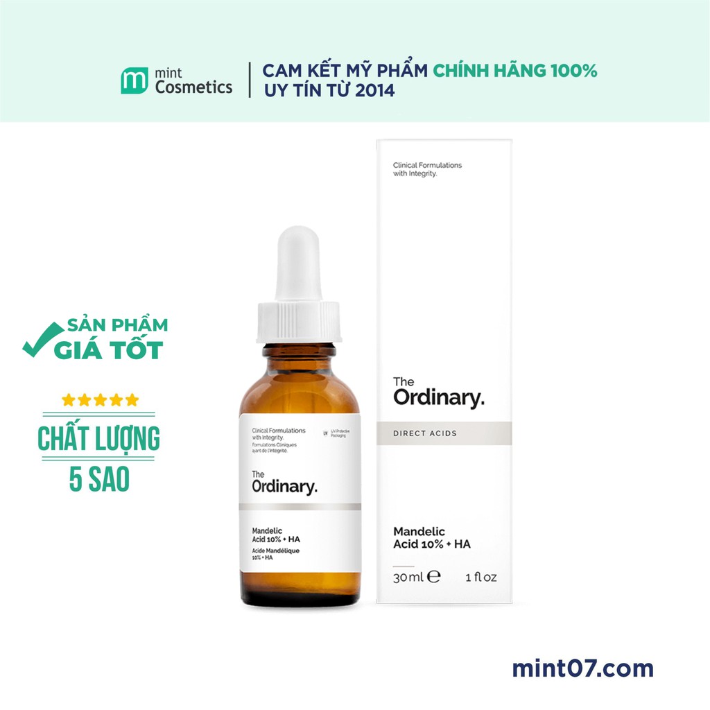 Tinh Chất The Ordinary Mandelic Acid 10% + HA 30ml