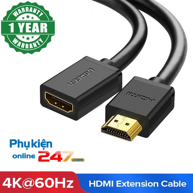 Cáp nối dài HDMI đầu âm - đầu dương