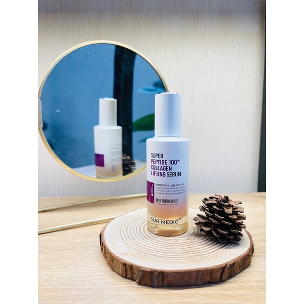 Tinh chất serum phục hồi Sur.medic super peptide 100TM COLLAGEN LIFTING serum 50ml sur medic tinh chất serum phục hồi