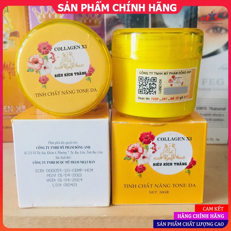 [CHỌN GÓI COMBO GIẢM 15%] - Mỹ phẩm đông anh, Kem dưỡng body Collagen X3 Luxury kích trắng da chính hãng | BigBuy360 - bigbuy360.vn