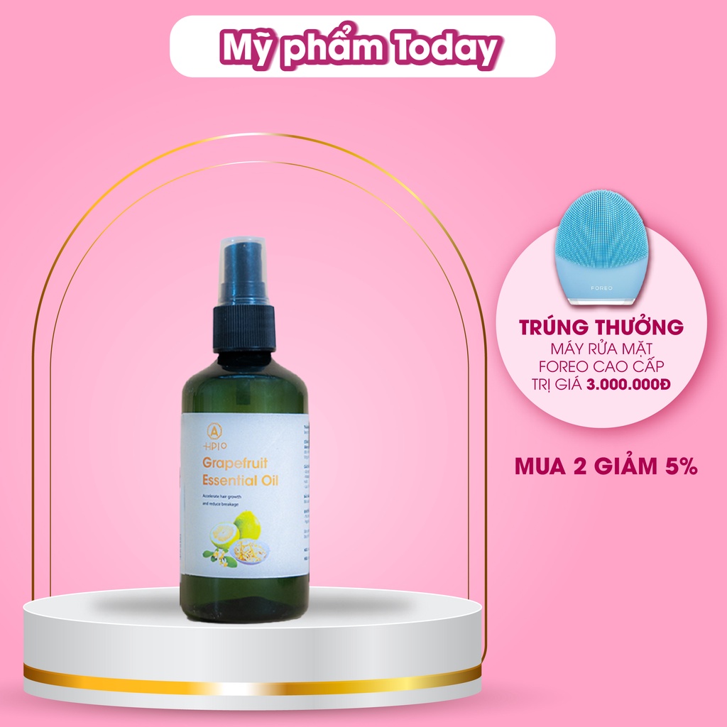 Tinh dầu bưởi HPIO giúp dưỡng tóc, giảm tóc gãy rụng và phục hồi tóc hư tổn sau 7 ngày - Mỹ phẩm Today