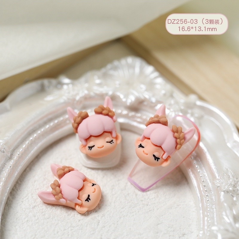Charm hoạt hình dream baby girl đính nail