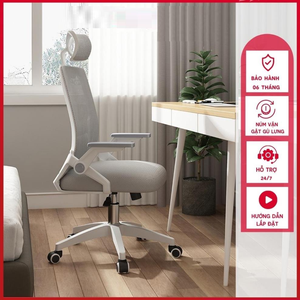 GHẾ XOAY VĂN PHÒNG CÔNG THÁI HỌC NGỒI THƯ GIẢN, THOẢI MÁI KHI LÀM VIÊC HỌC TẬP MSP: G006