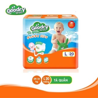 combo 5 bịch Tã Quần Goodry Nhật M22,L20,XL18,XXL16