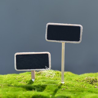 Bảng đen nhỏ nhỏ xinh xinh - nhà trang trí tiểu cảnh