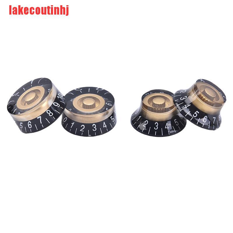 {lakecoutinhj}4pcs Electric Guitar Volume Tone Knob Top Hat Straight Guitar Speed Control Knob NTZ