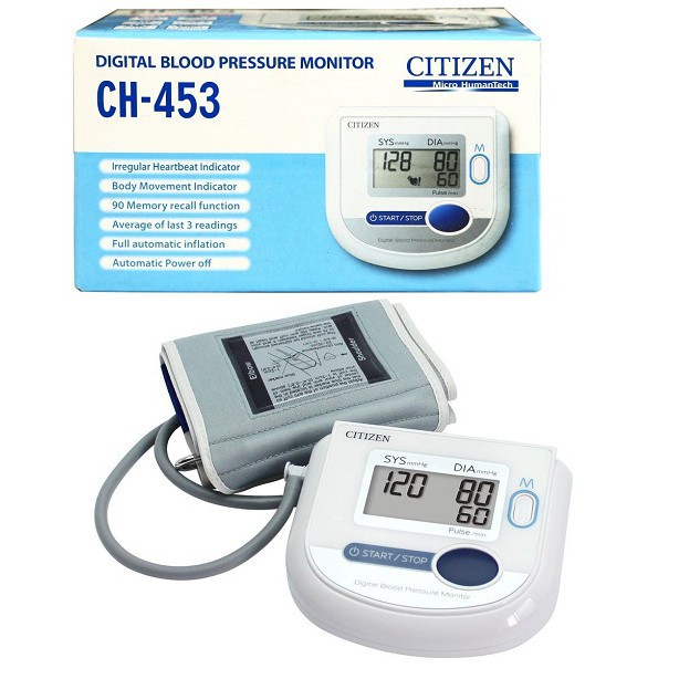 Máy huyết áp bắp tay citizen ch-453 giảm giá sốc - ảnh sản phẩm 1