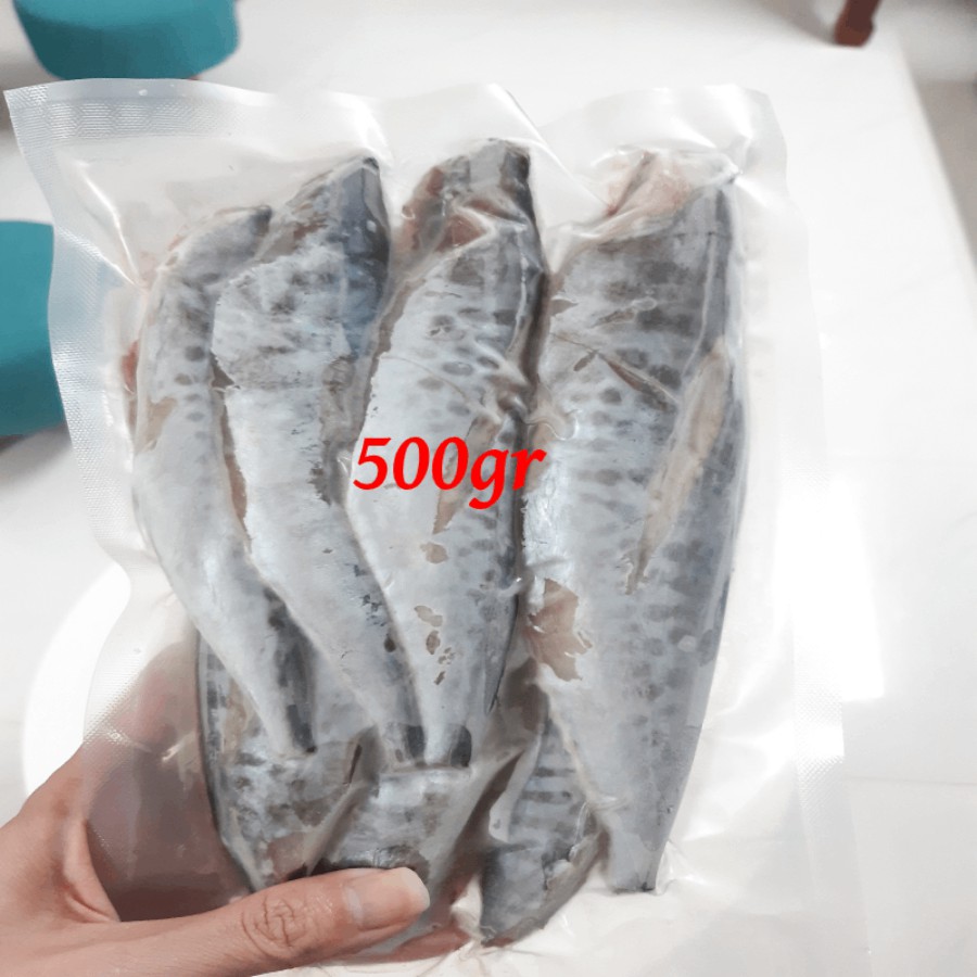 Khô cá thu 1 nắng cần giờ 500gr size 8 - 10 con , vị vừa ăn, hải sản giá rẻ, khô ngon