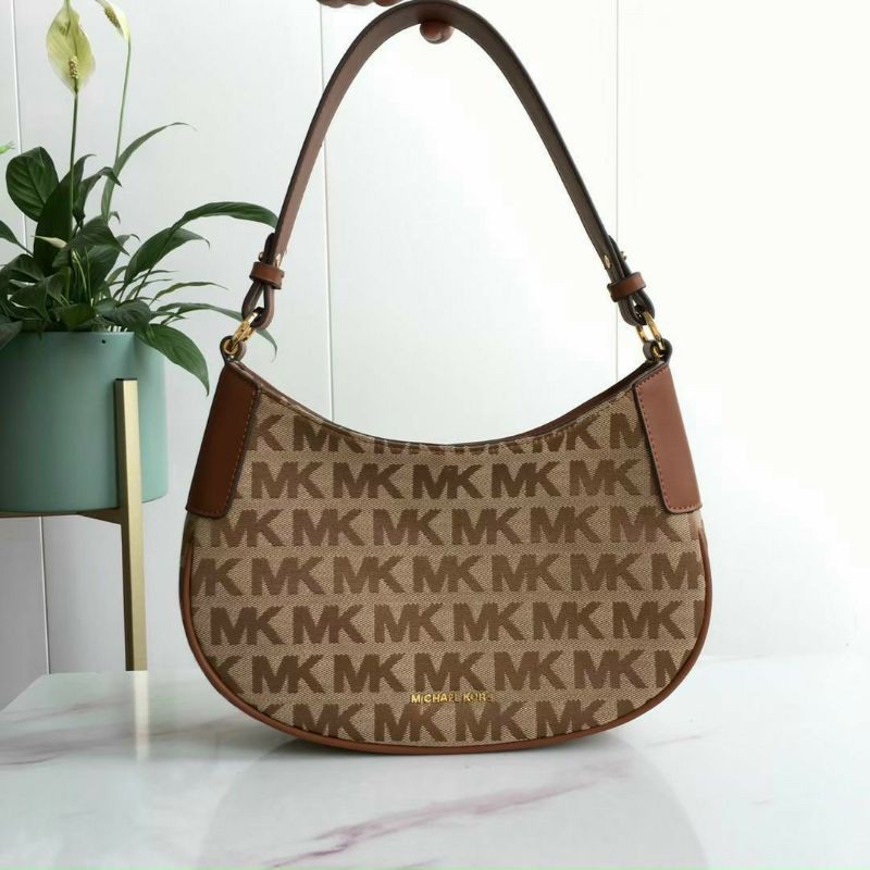 Túi đeo 2 kiểu MK nâu