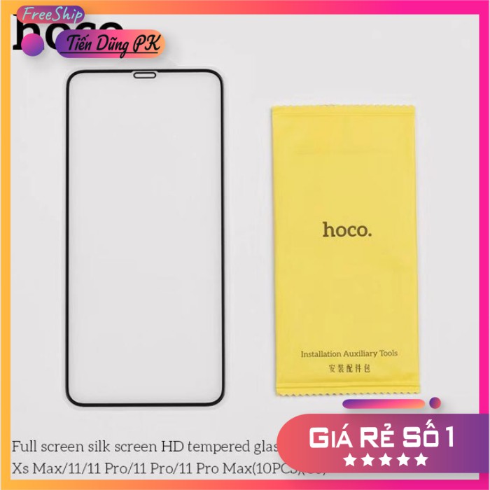 Kính Cường Lực Full Màn  Hoco G5 Cho Iphone 6G/6S/7G/8G/7PLUS/8PLUS/X/XS/XSMAX/11/11PROMAX/12PRO MAX