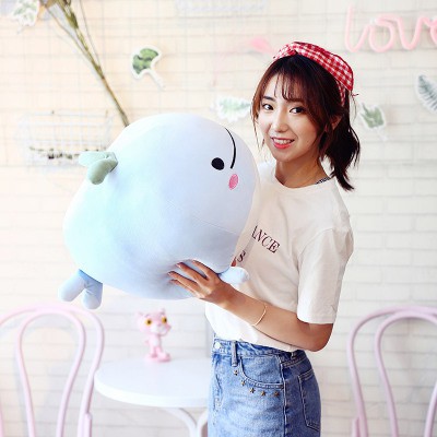 cá bông cá voi bông jinbesan G25B25 gấu bông cute gấu bông dễ thương 25cm