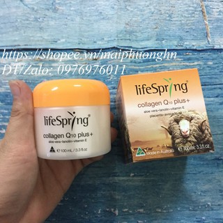 Kem dưỡng da nhau thai cừu Life Spring Q10 của Úc