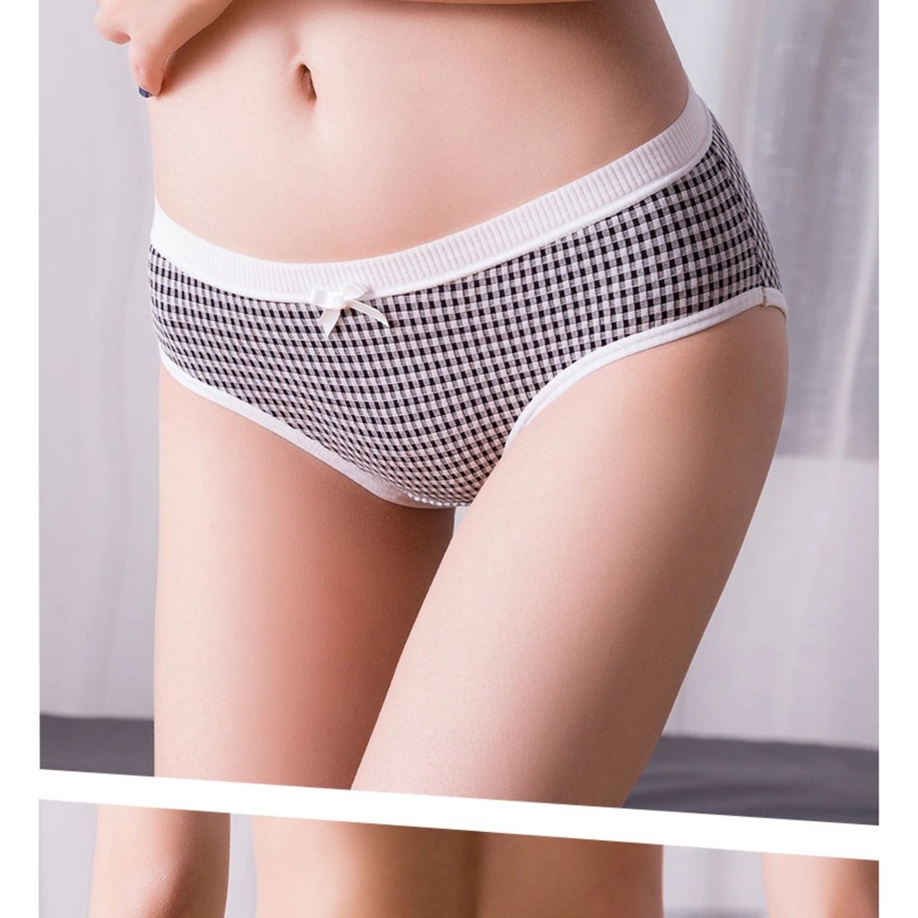 Set 4 quần lót nữ cotton nhiều họa tiết dễ thương | BigBuy360 - bigbuy360.vn