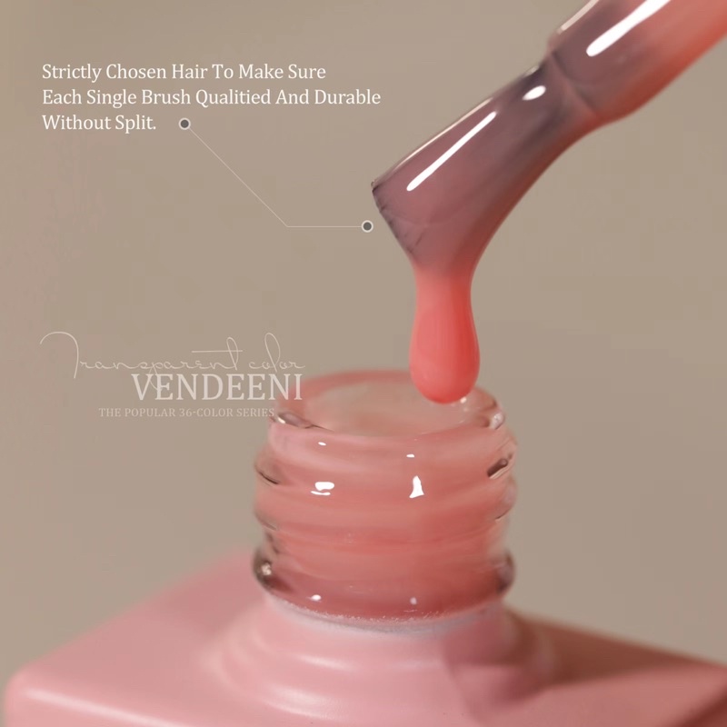 sơn gel thạch vendeeni lẻ màu siêu hot lên màu chuẩn