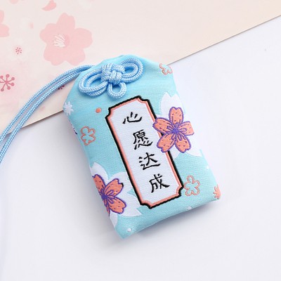 (Ảnh thật) Túi gấm túi phước Omamori Nhật Bản cầu bình an may mắn có kèm túi chống nước Puravida