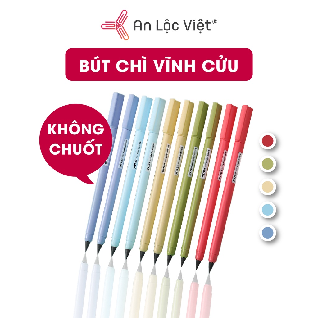 Bút Chì Vĩnh Cửu Resun ngòi 0,5mm, vỏ nhựa chắc chắn, màu sắc cực thời trang, tiết kiệm hơn bút chì gỗ