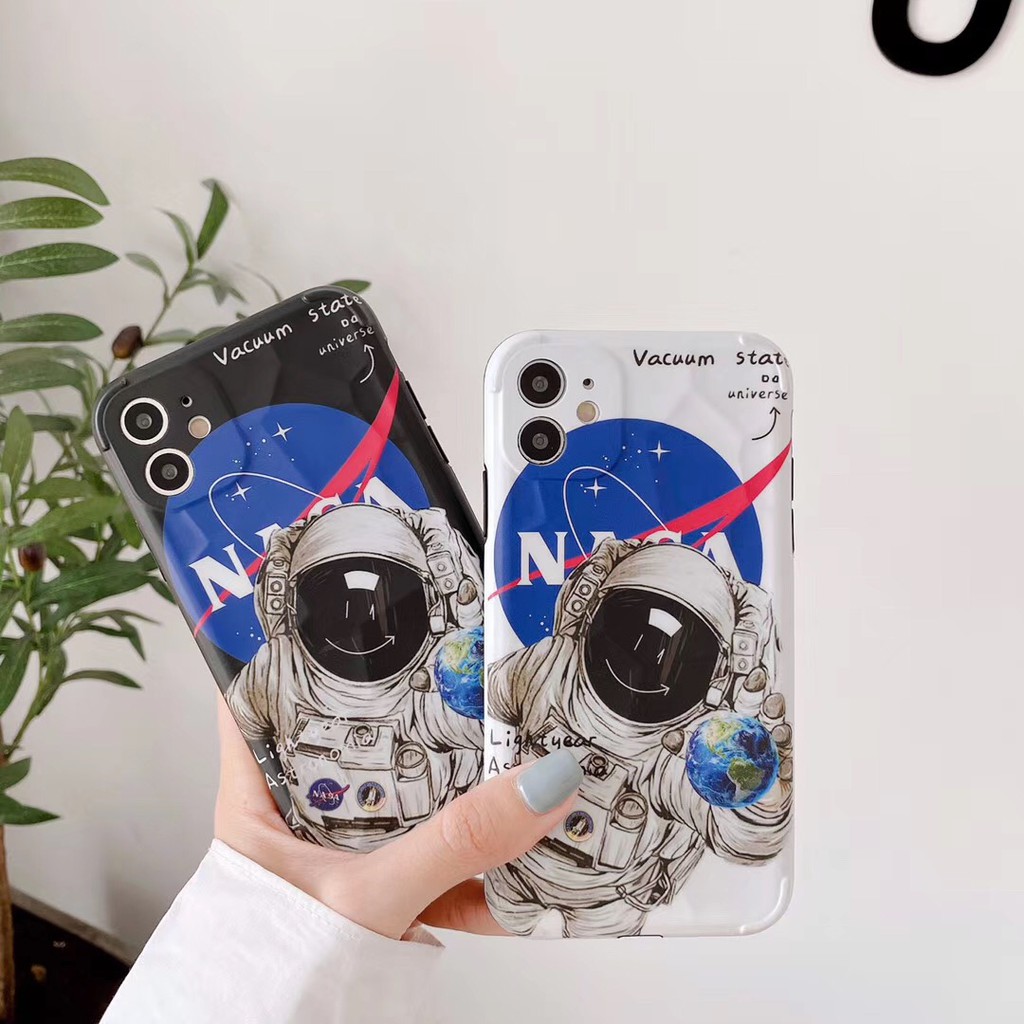 Ốp điện thoại silicone in hình NASA cho iPhone7Plus 8+ XR XSmax 11 11Promax | BigBuy360 - bigbuy360.vn
