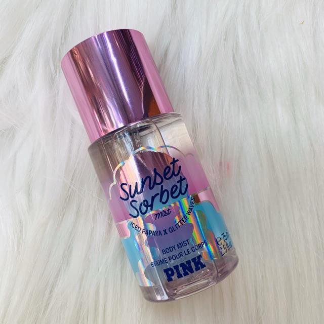 Xịt thơm VICTORIA'S SECRET Pink Sunset Sorbet 30ml/50ml/100ml ❀minoon