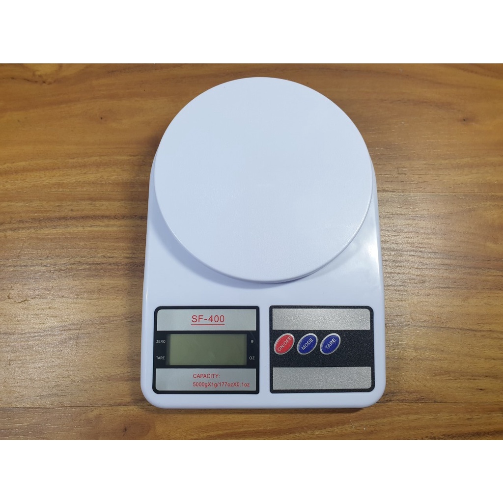 Cân điện tử Electronic Kitchen Scale 5kg SF-400 dùng trong nhà bếp -Cân tiểu ly - Điện nước gia dụng Hoàng Kim