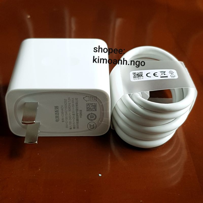 Sạc Nhanh VOOC4.0 30W OPPO A73, A94, Reno 3Pro/4/6 Z, Realme X2, Q2, Q3, Q3 Pro, V5, 6/6Pro/7/8, X50 Chính Hãng Mới 100%