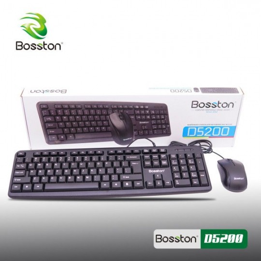 Combo Bộ Bàn Phím Chuột Bosston D5200