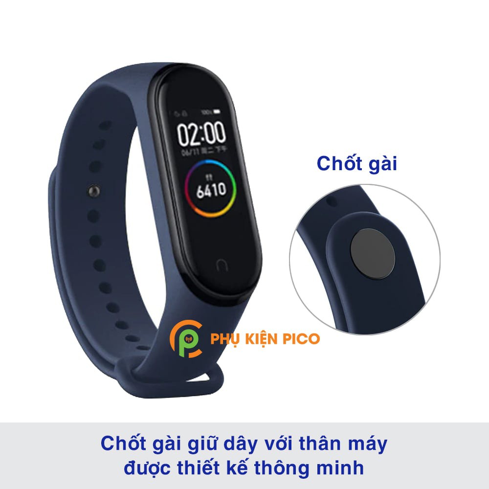 Dây đồng hồ Xiaomi Mi Band 6 Silicon siêu mềm phong cách thể thao nhiều màu - Dây silicon MiBand 6