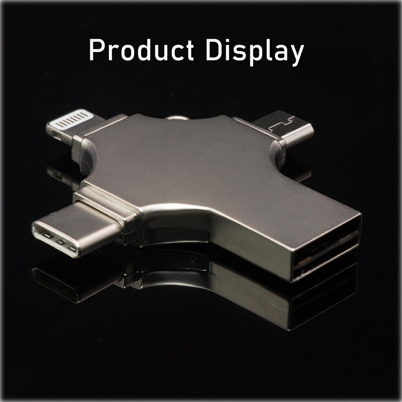 Ổ đĩa flash USB 1TB 4 trong 1 USB 3.0 Stick OTG Pen Drive cle USB Flash Disk Pendrive