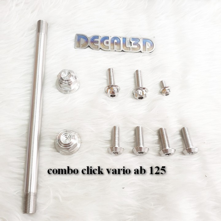 TRỌN BỘ ỐC SALAYA THÁI MẪU 2021 DÀN CHÂN TRƯỚC CHO XE TAY GA HONDA SIÊU ĐẸP