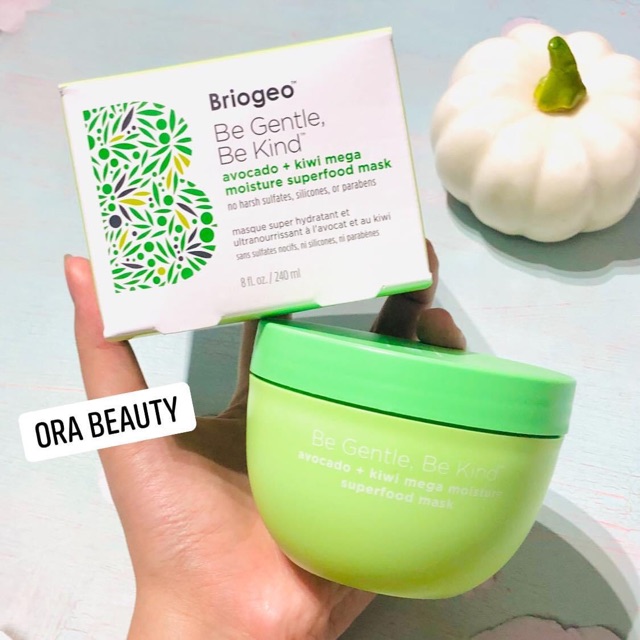 Mặt nạ dưỡng tóc BRIOGEO Be Gentle, Be Kind™ Avocado + Kiwi Mega Moisture Superfoods Hair Mask
