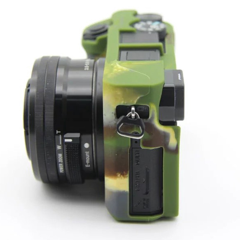 Vỏ máy ảnh cao su silicon mềm cho Sony A6300 ILCE-6300 A6400 ILCE-6400 A6100 ILCE-6100