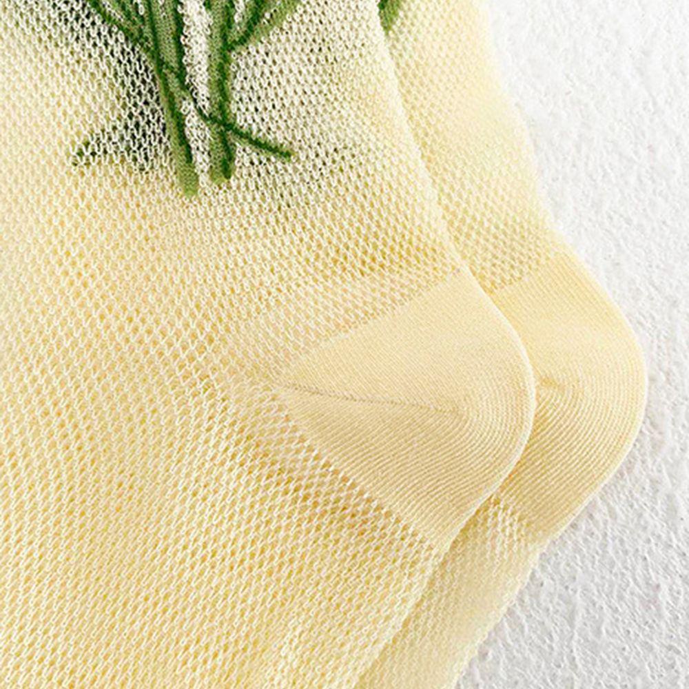 Vớ Cổ Trung Thêu Họa Tiết Dễ Thương Thời Trang Mùa Hè Cho Nữ