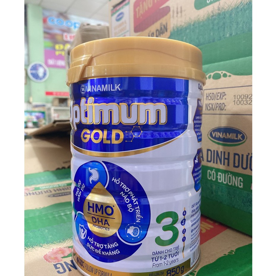 Sữa Bột Optimum Gold 3 850g (cho bé 1-2 tuổi)