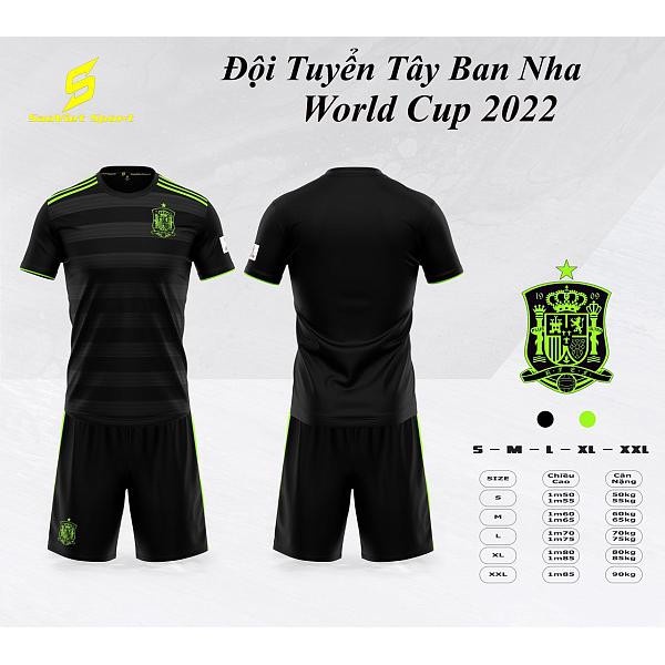 Bộ Quần Áo Đá Banh Đội Tuyển Tây Ban Nha Mùa Worldcup 2022-2023